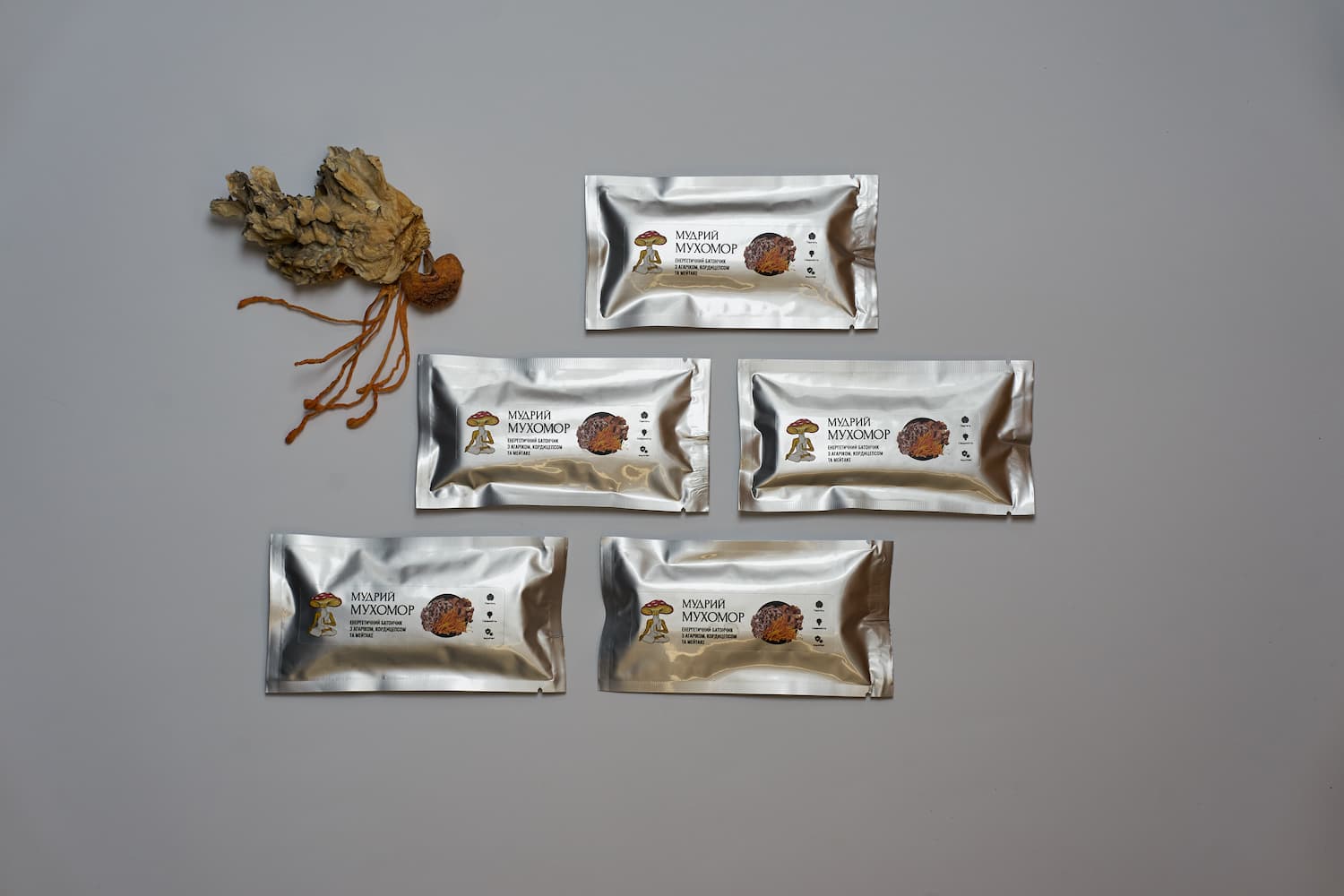 Батончик енергетичний із Агаріком, Кордицепсом та Майтаке